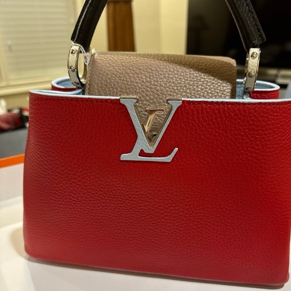 Louis Vuitton Taurillon Capucines BB Multicolor